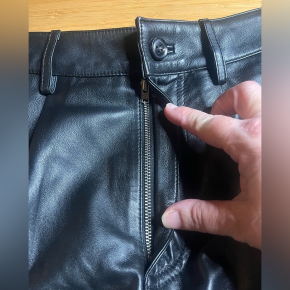 EUC BA&SH- Urban Black Leather Skirt. Size US 4 - Picture 5 of 11